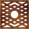 Ekena Millwork Chevron Architectural Grade PVC Pierced Ceiling Medallion, Antiqued Copper, 34"OD x 8 3/4"ID x 1"P CMPP34CHACO - alternate 1